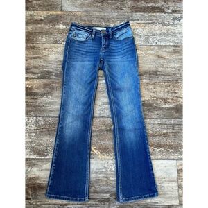 BKE Flare & Wide Leg Blue Jeans